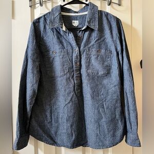 TOMS for Target Chambray Dot Popover Shirt